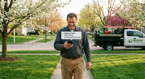 How AI Answering Services Handle Landscaping Calls During Peak Season