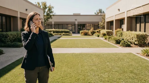 How an AI Receptionist Handles a Commercial Landscape Inquiry Differently From a Residential One