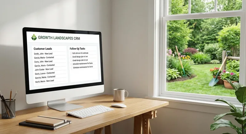 Landscaping CRM: How to Stop Losing Leads Between Estimate and Close