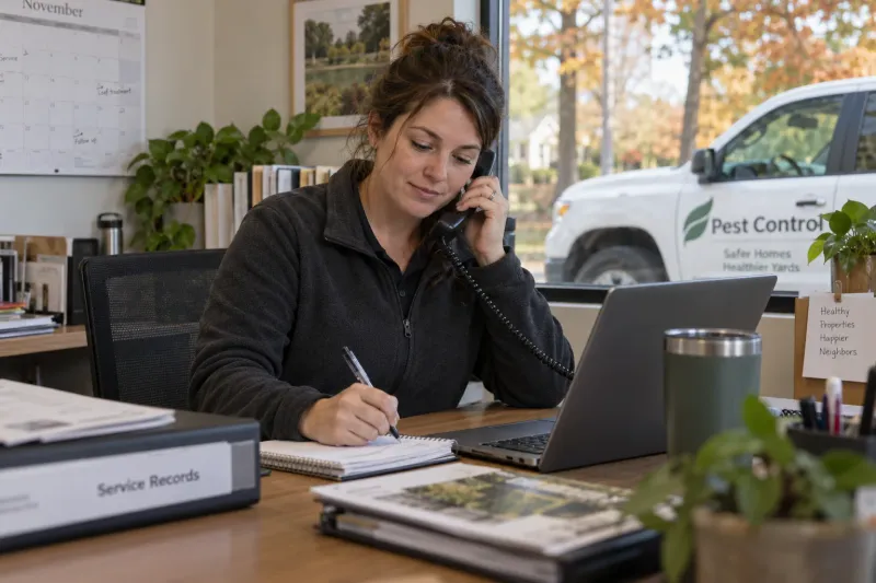'You Were Just Here': Handling Pest Control Callbacks