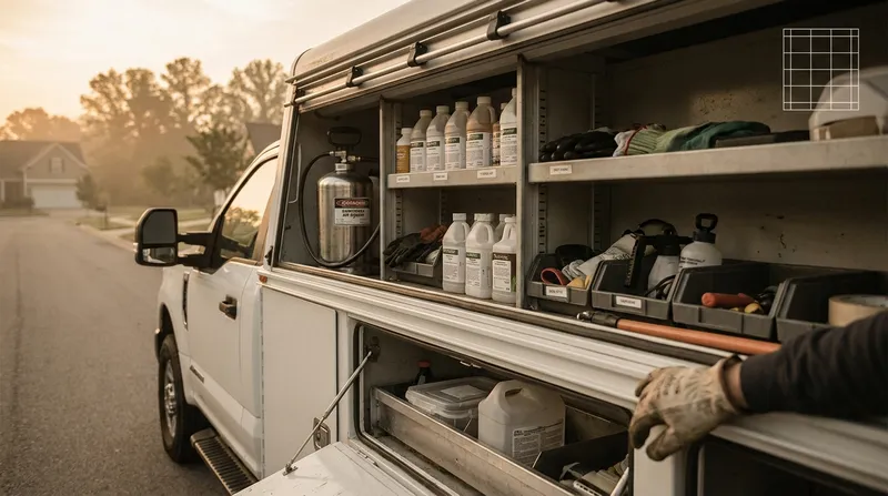 Pest Control Truck Layout: How Veteran Techs Set Up Their Trucks to Save Time at Every Stop