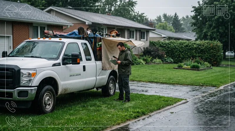 The Rain-Delay Call Pileup: Why a Wet Week Wrecks Your Lawn Care Schedule