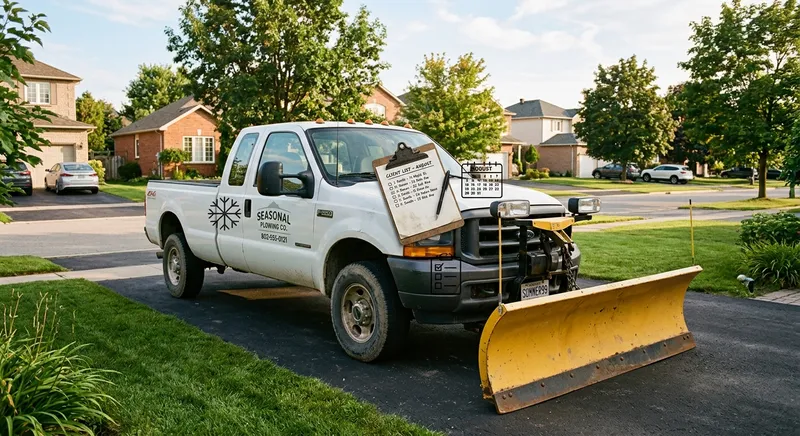 How to Build a Snow Removal Client List Before the First Flake Falls