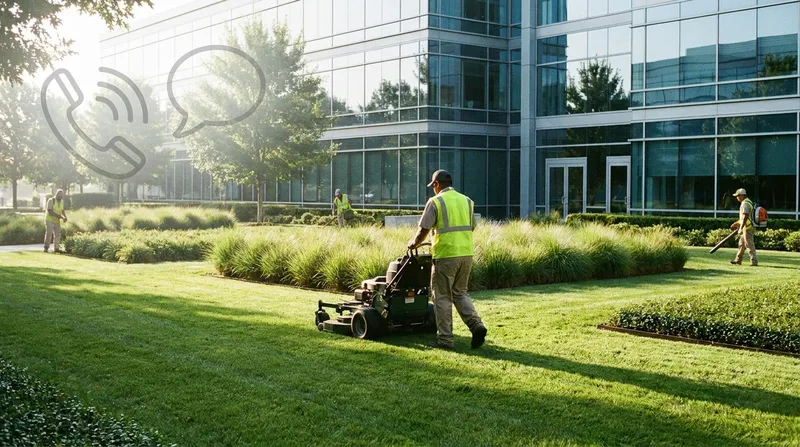 What Tinylawn Sounds Like When a Property Manager Calls About a Landscape Maintenance Bid