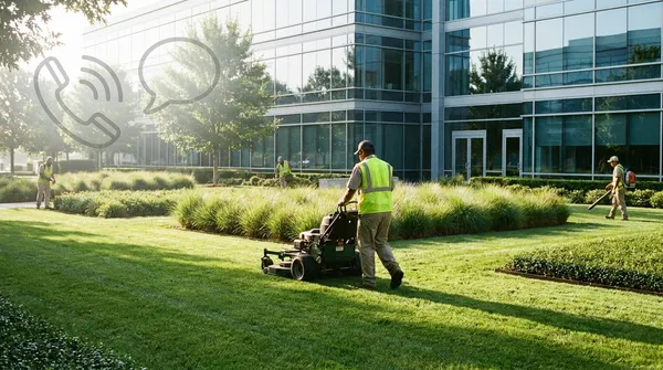 What Tinylawn Sounds Like When a Property Manager Calls About a Landscape Maintenance Bid