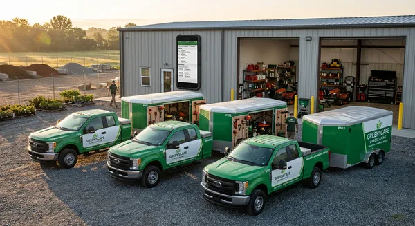 What a Virtual Receptionist Actually Does for a 3-Crew Landscaping Company